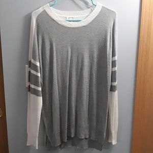 Gray sweater